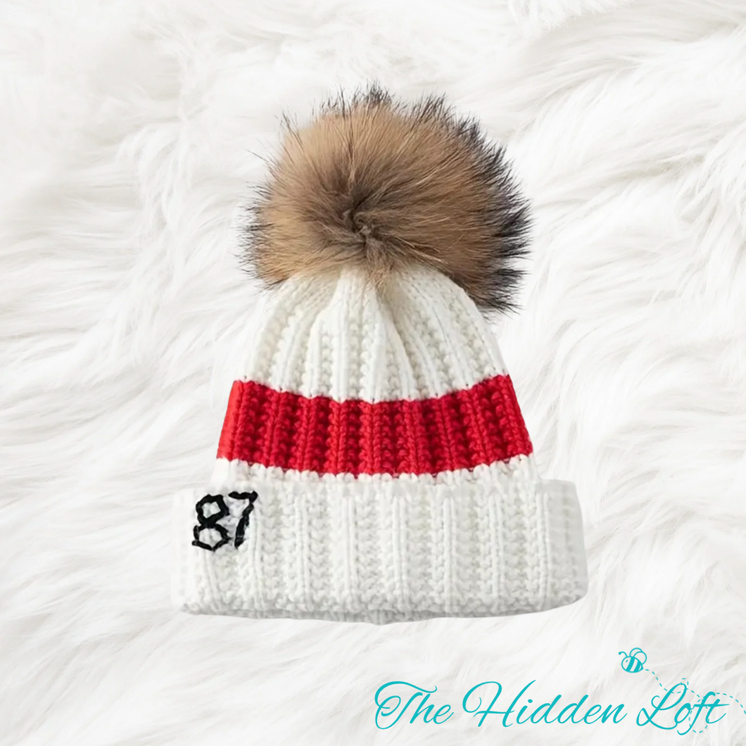 87 Pom Beanie