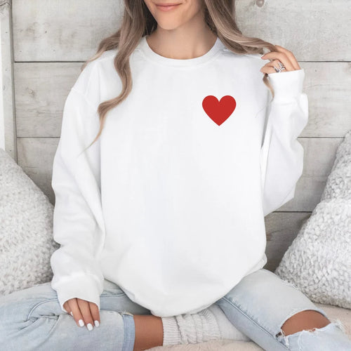 Heart Lightweight Sweatshirt
