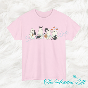 Playful Cats and Ghosts T-Shirt