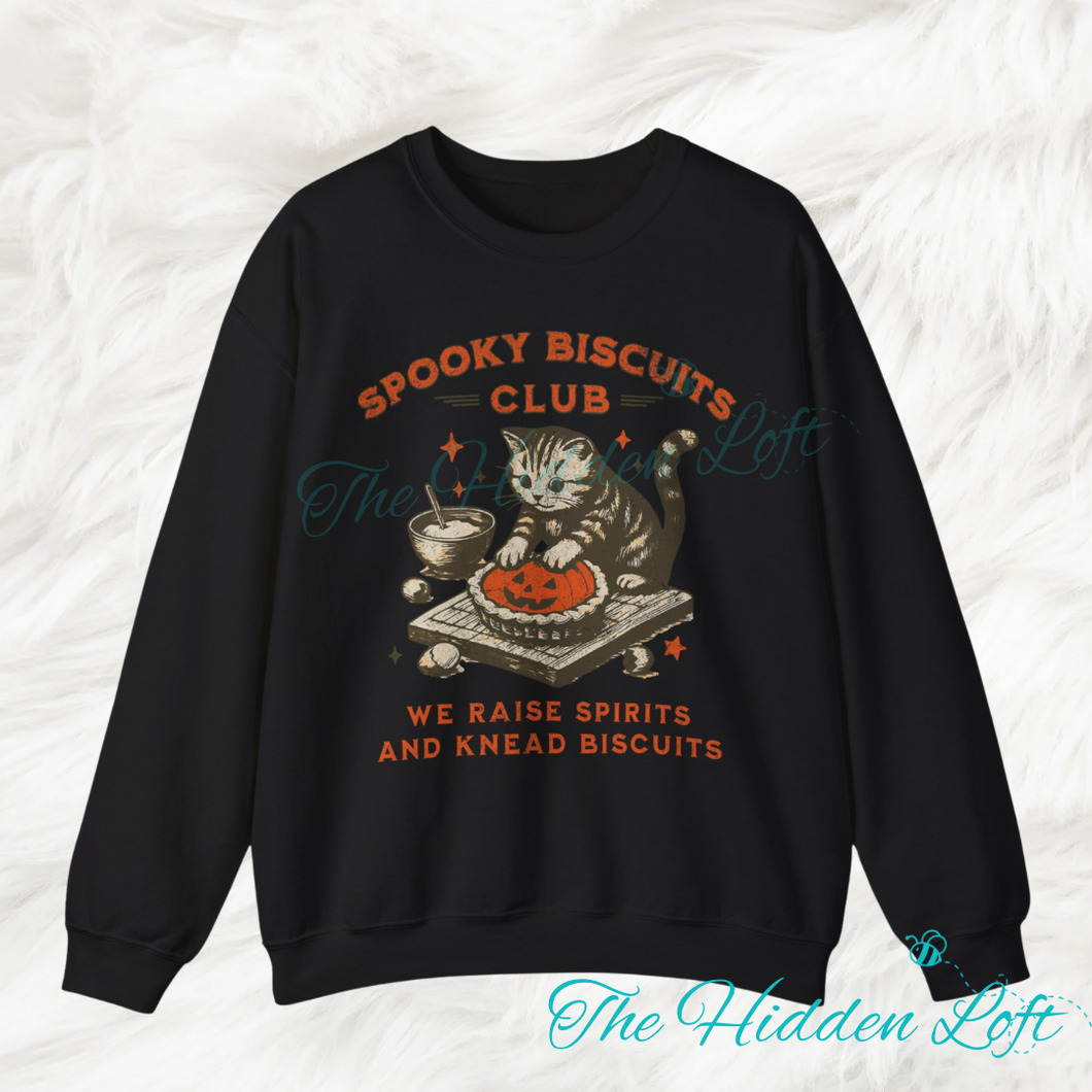 Vintage Spooky Biscuit Club Sweatshirt