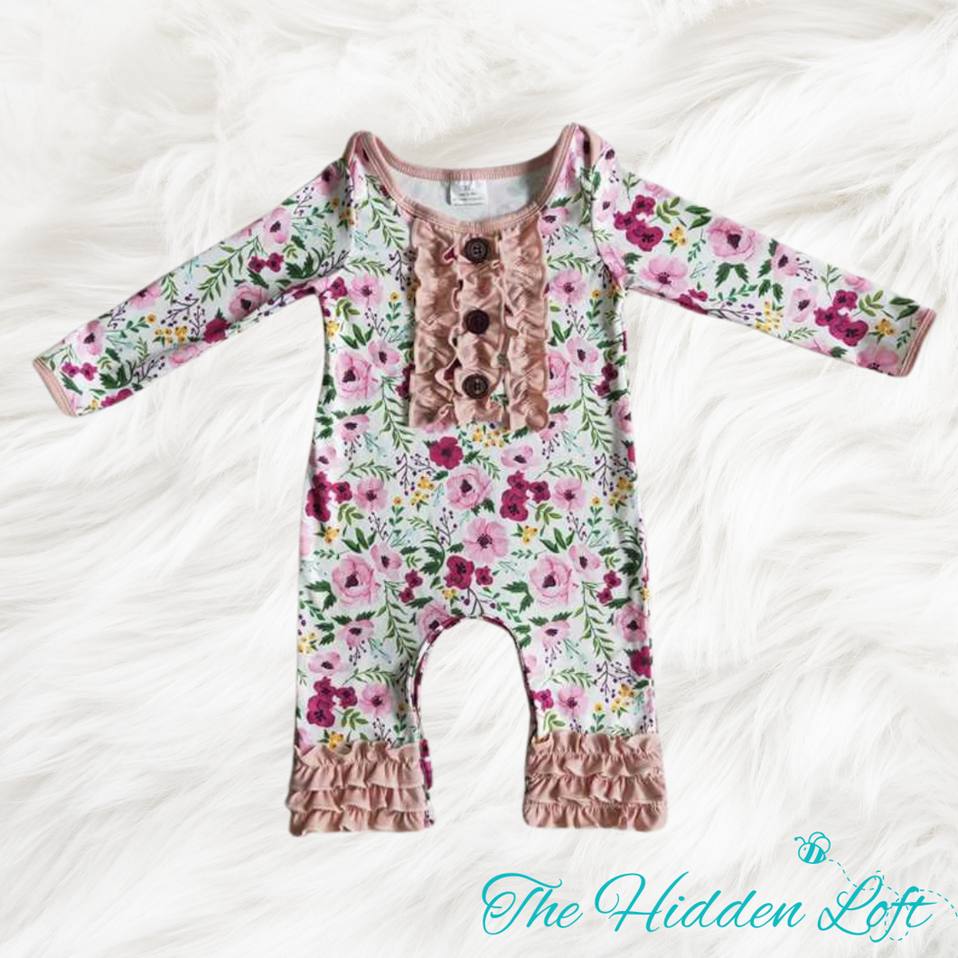 Floral Baby Romper