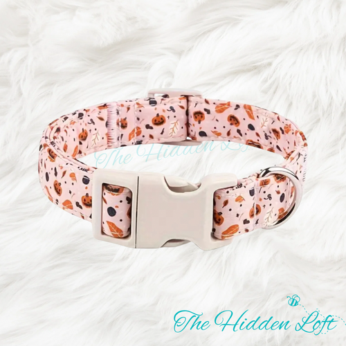 Blush Halloween Dog Collar