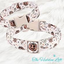 Load image into Gallery viewer, White Halloween Dog Collar