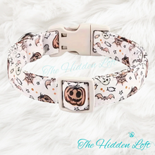 Load image into Gallery viewer, White Halloween Dog Collar