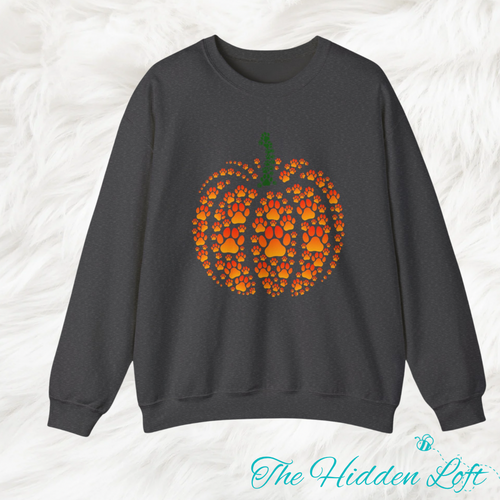 Paw Print Pumpkin Sweatshirt