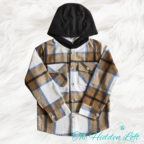 Hooded Flannel Shacket