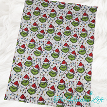 Load image into Gallery viewer, Grinch Minky Blanket