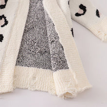 Load image into Gallery viewer, Mommy &amp; Me White Leopard Cardigan