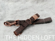 Load image into Gallery viewer, Brown Collar &amp; Leash Set