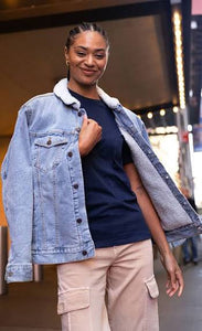 Sherpa Lined Denim Jacket