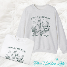 Load image into Gallery viewer, Free Range Kids &amp; Chickens Sweatshirt
