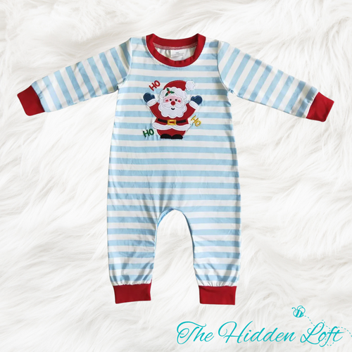 Santa Baby Boy Romper