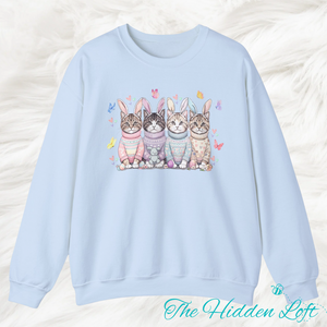 Easter Cats Sweatshirt