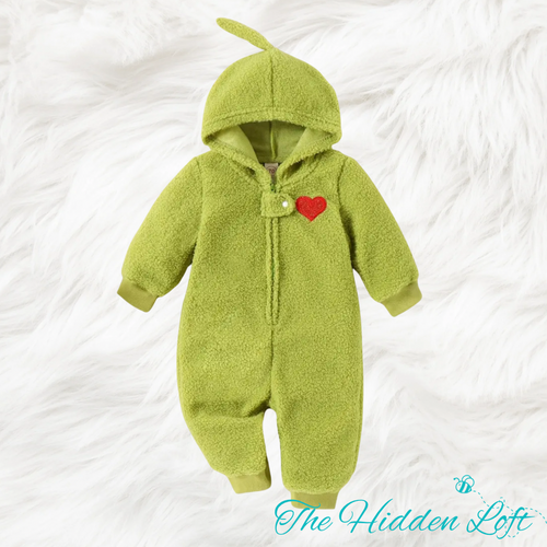 Grinchy Baby Romper