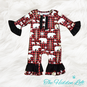 Buffalo Plaid Baby Romper