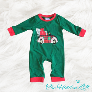 Baby Boy Christmas Romper