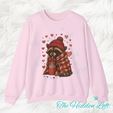 Load image into Gallery viewer, Valentine DP Raccoon Sweatshirt