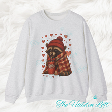 Load image into Gallery viewer, Valentine DP Raccoon Sweatshirt