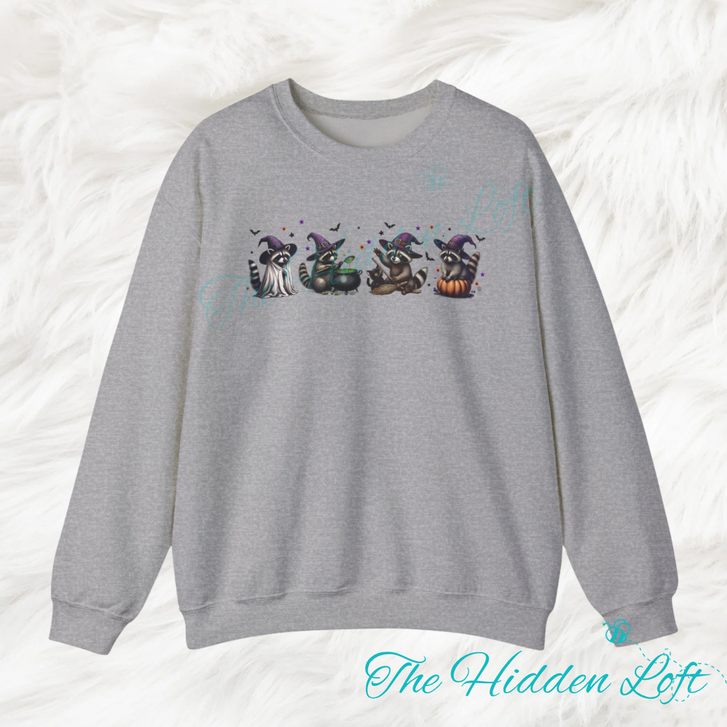 Witchy Raccoons Sweatshirt