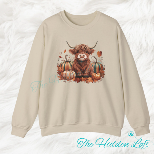 Pumpkin Highland Sweatshirt