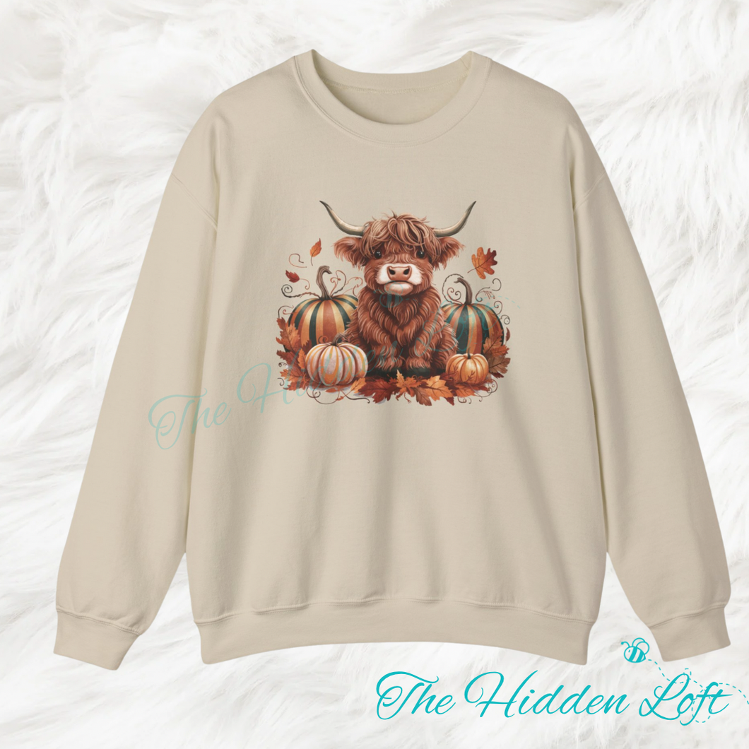 Pumpkin Highland Sweatshirt