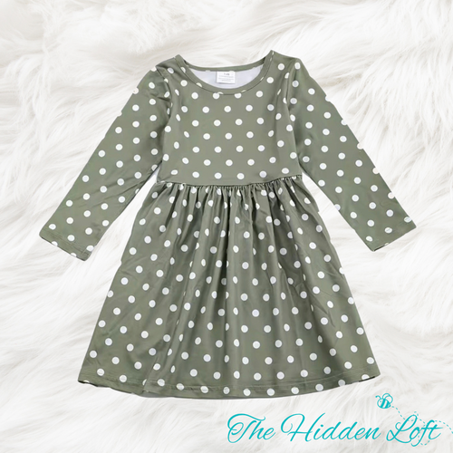 Green Polka Dress