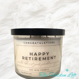 Retirement Candle