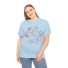 Load image into Gallery viewer, Floral Paw Print T-Shirt