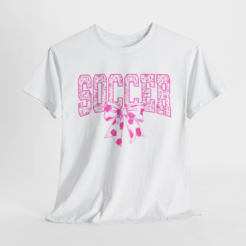 Pink Floral Soccer T-shirt