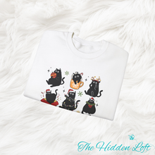 Load image into Gallery viewer, Christmas Cats Sweatshirt