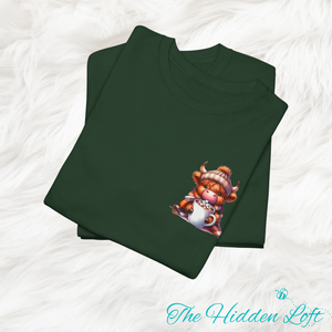 Hot Coco Highland Cow T-shirt