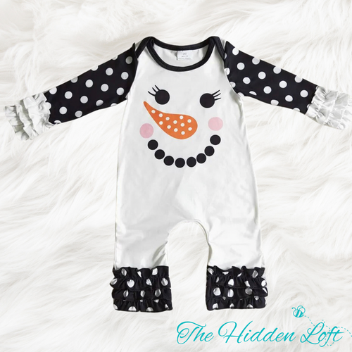 Snowman Baby Romper