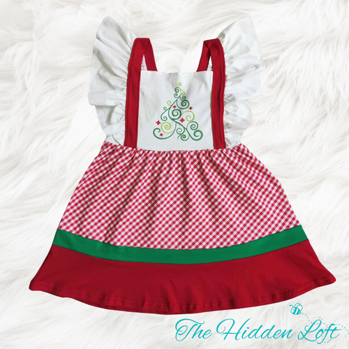 Sleeveless Christmas Tree Dress