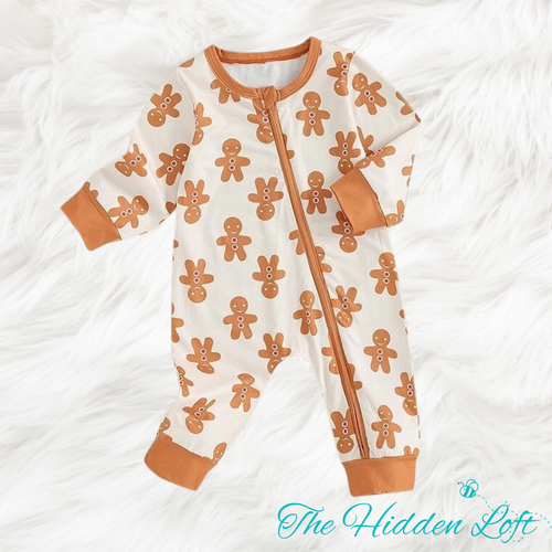 Gingerbread Romper