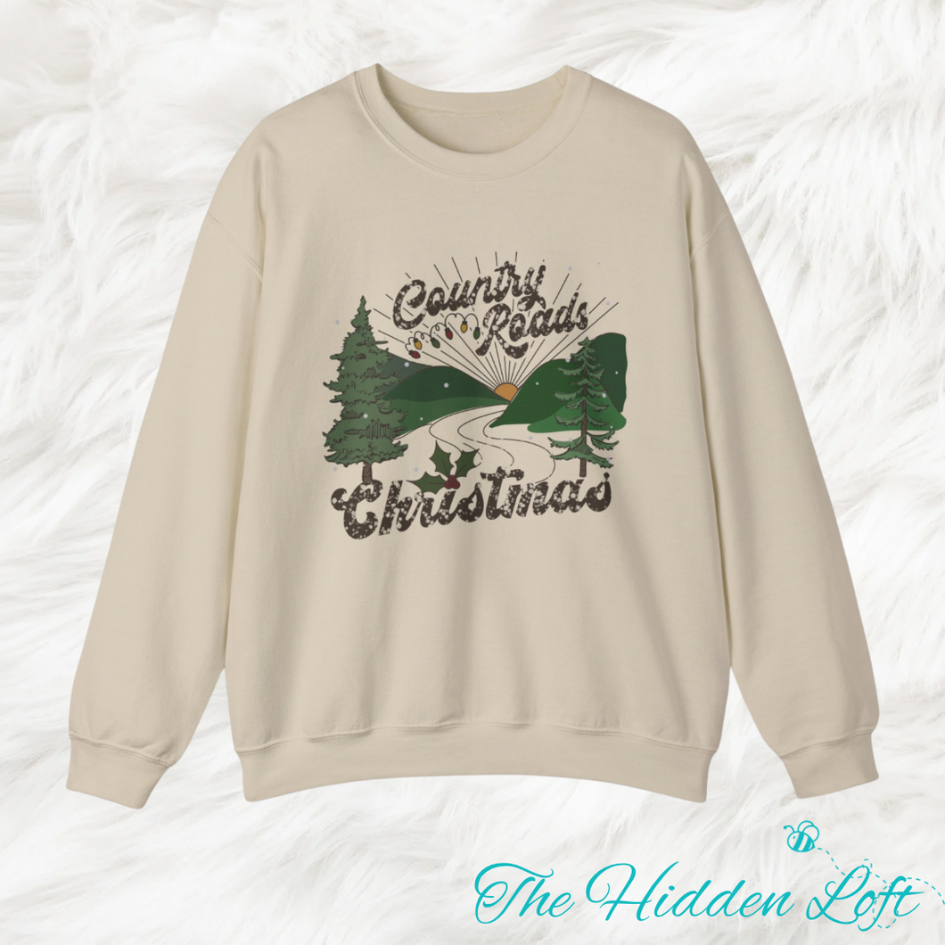 Country Road Christmas Sweatshirt