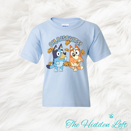 Toddler Oh Biscuits Bluey T-Shirt