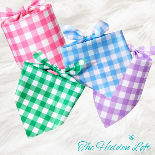 Spring Plaid Bandana