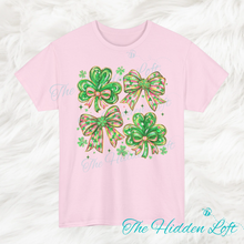 Load image into Gallery viewer, Shamrocks &amp; Bows T-shirt