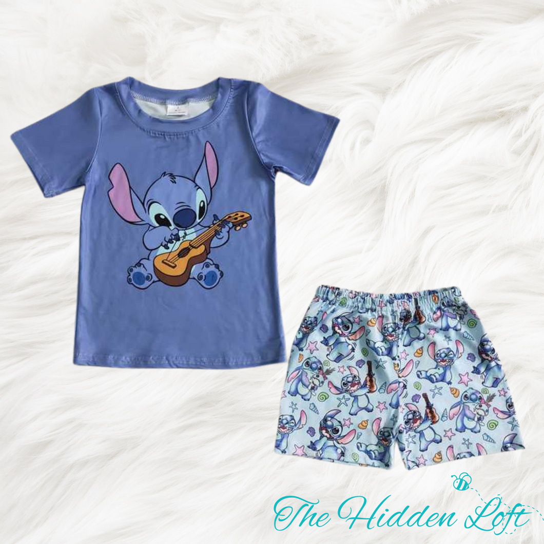 Stitch Boy’s Shorts Outfit