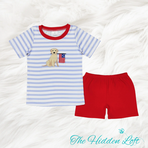 Boy’s Patriotic Pup Outfit