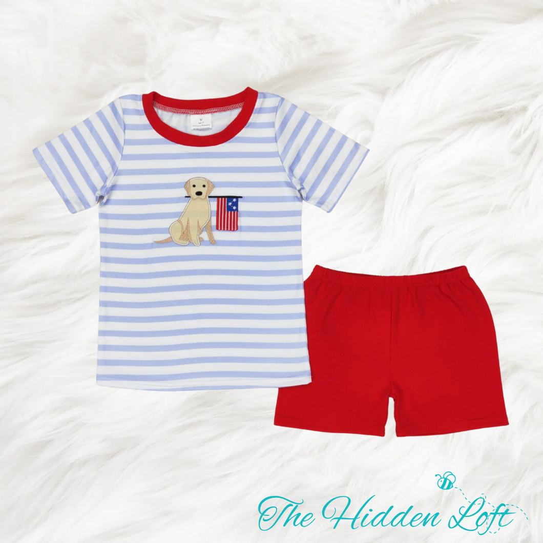 Boy’s Patriotic Pup Outfit