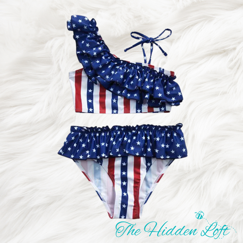 Patriotic Two Piece Swimsuit