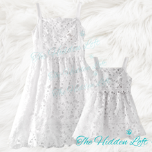 Load image into Gallery viewer, Mommy &amp; Me White Lace Dress