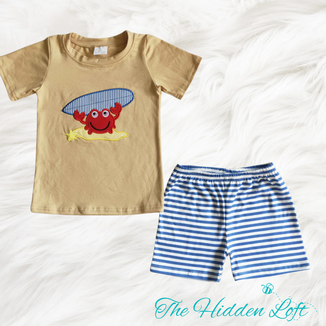 Beachy Crab Shorts Outfit