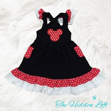 Load image into Gallery viewer, Polka Dot Mouse Dress