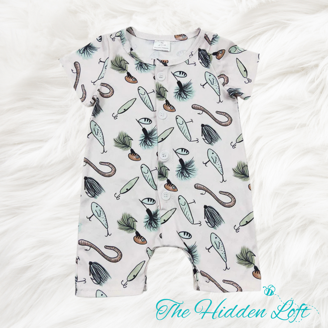 Fishing Lure Baby Romper