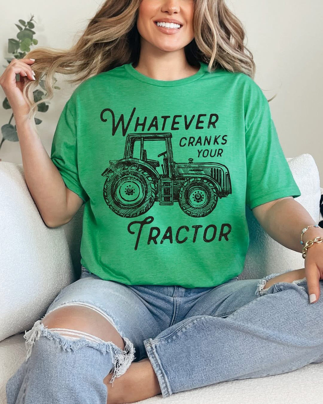 Whatever Cranks Your Tractor T-shirt