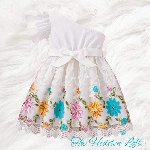 Embroidered Floral Dress