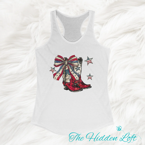 Patriotic Boots Tank Top