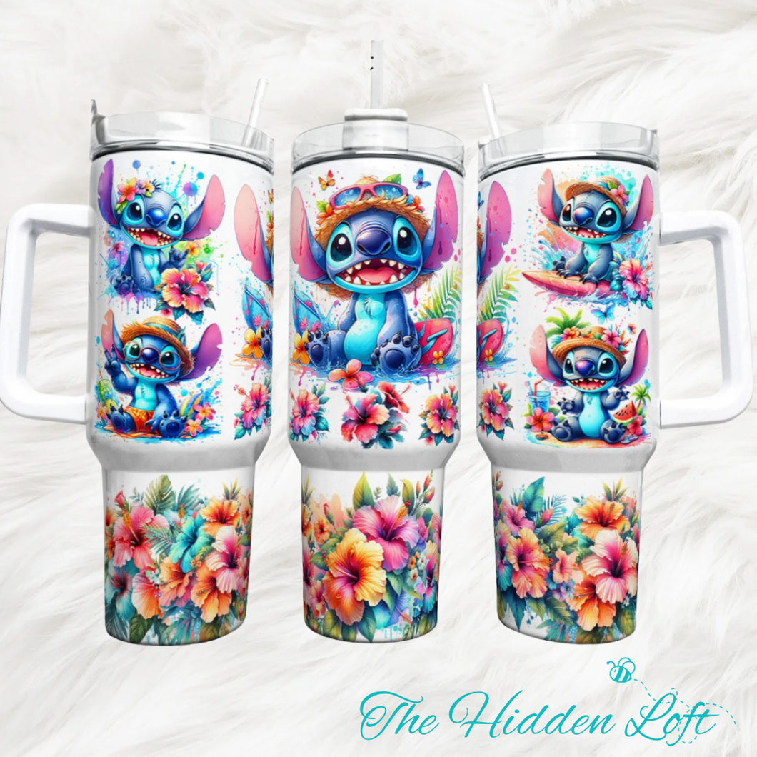 Stitch Tumbler w/ Handle- 40 ounce